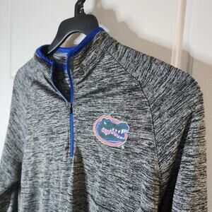 Colosseum Top Florida Gators size Small 1/4 zip Pullover Shirt Unisex
